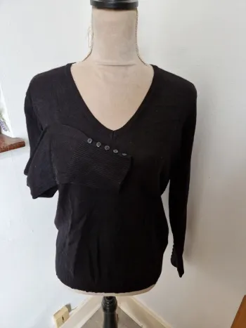Pull gemo noir taille xxl