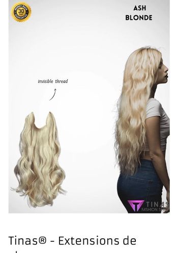 Extension de cheveux fils invisible