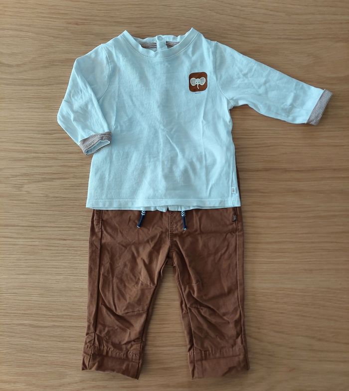 Ensemble habit OBAÏBI- 6 mois - photo numéro 3