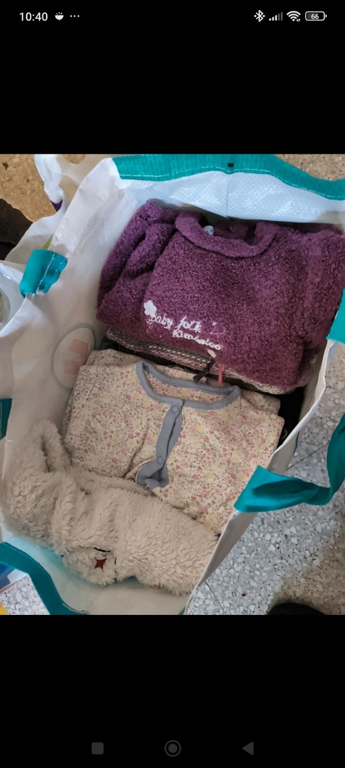 Lot vêtements 6 mois fille été hiver