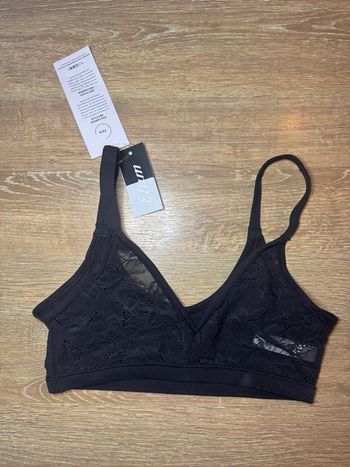 Brassière en dentelle noire ETAM
