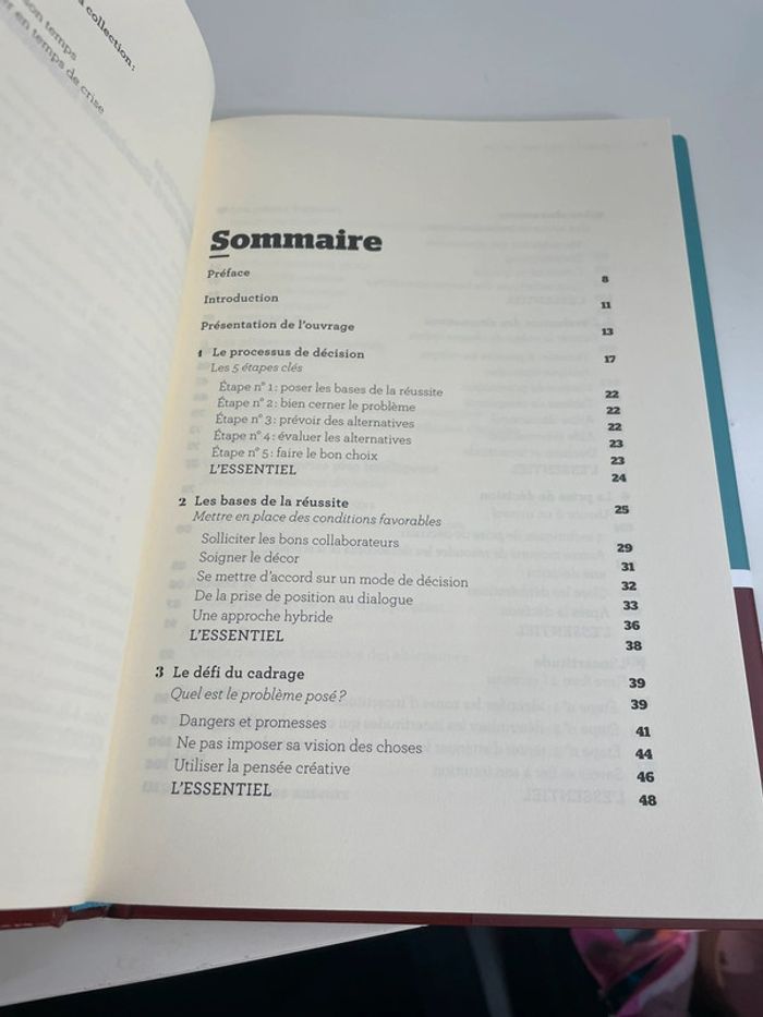 Livre Harvard business - l’essentiel pour bien décider - photo numéro 3