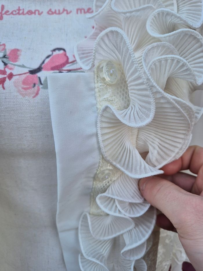 Chemise / Blouse à volants pour femme T. 48 Alexo - photo numéro 5