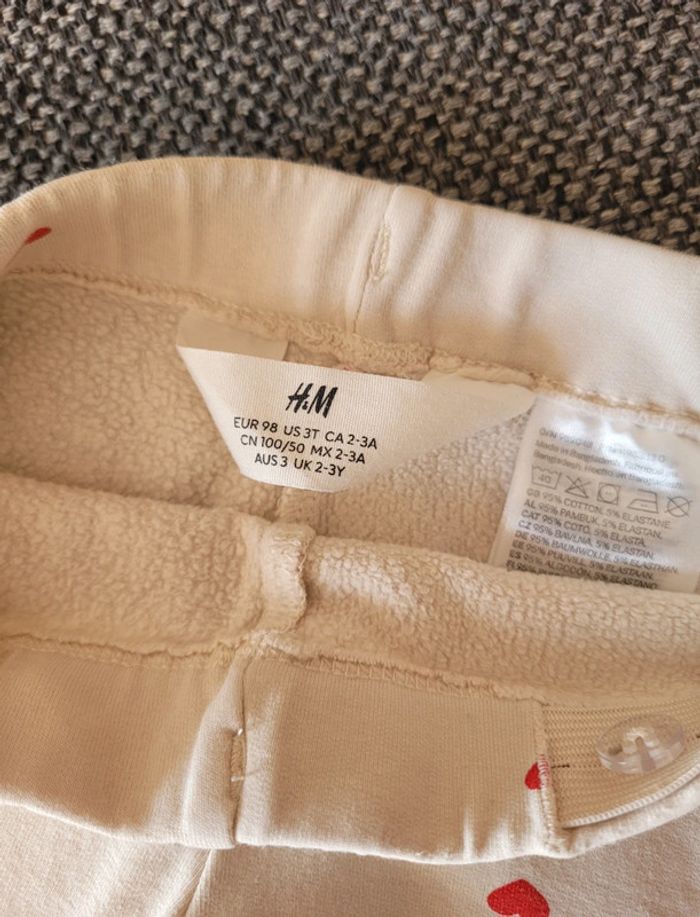 Legging fourré fille H&M 98 cm - photo numéro 4