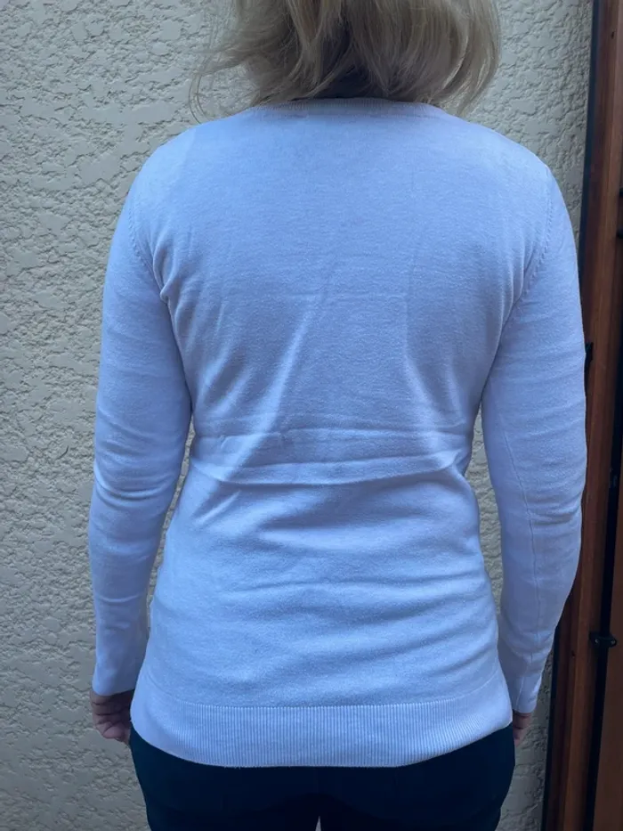 Pull fin rose pale - photo numéro 3