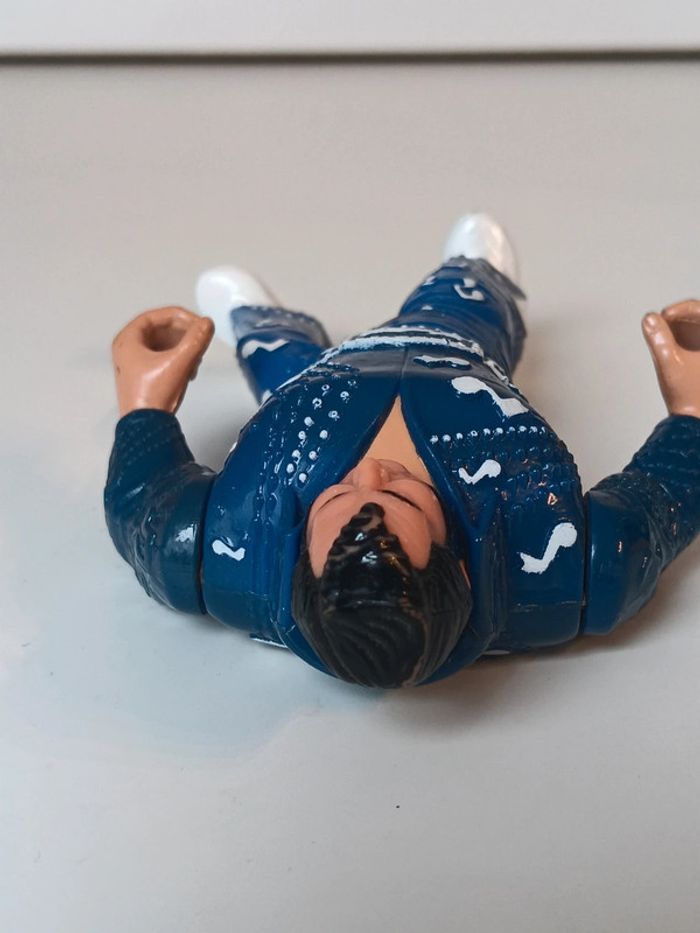 Figurine de catch WWF vintage 1991 honky tonk man hasbro titan taille 12cm - photo numéro 5