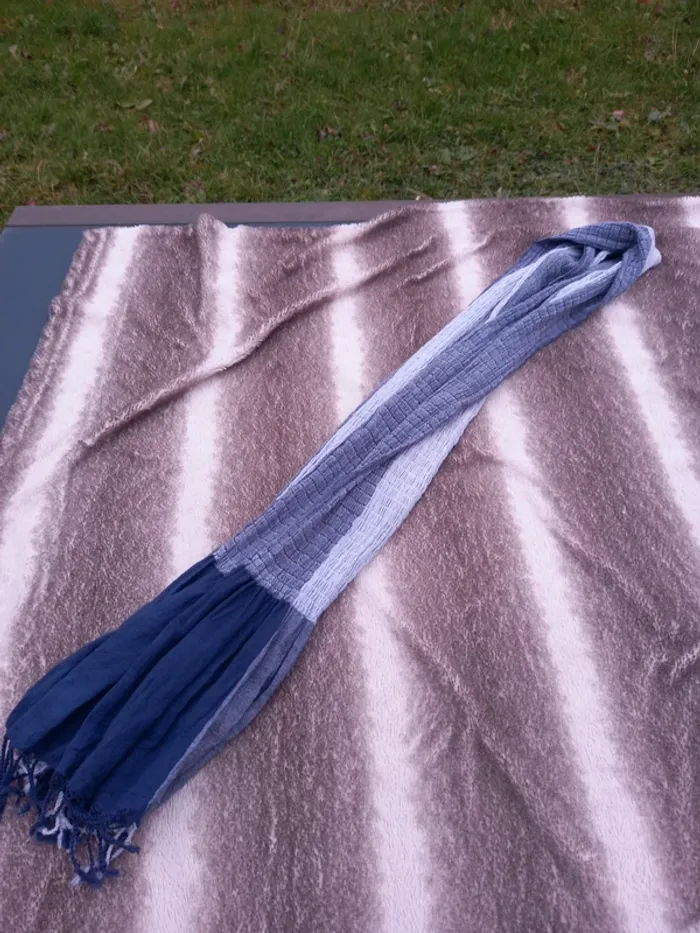 Écharpe 🧣 Sable et Mer - photo numéro 2