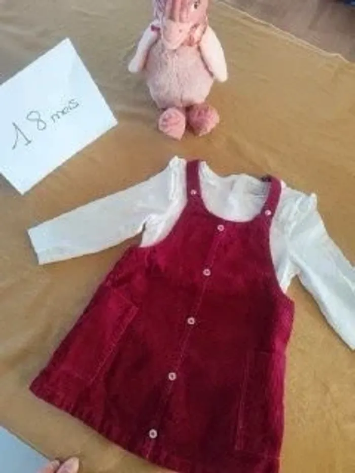 Ensemble 3 pièces Robe Veste T Shirt manches longues - photo numéro 6