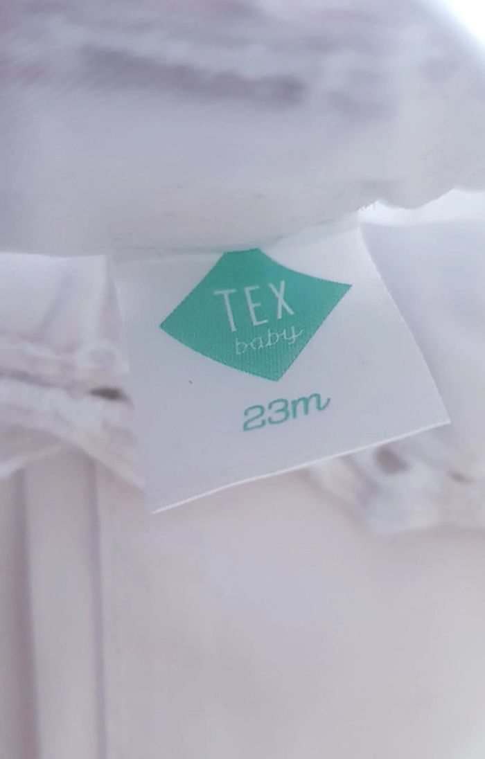 Pantalon blanc Tex Baby 23 mois - photo numéro 3