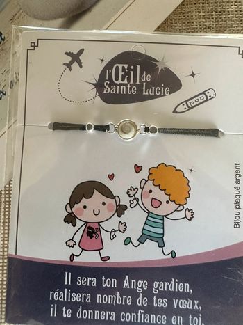 Bracelet oeil de st Lucie enfant et bébé