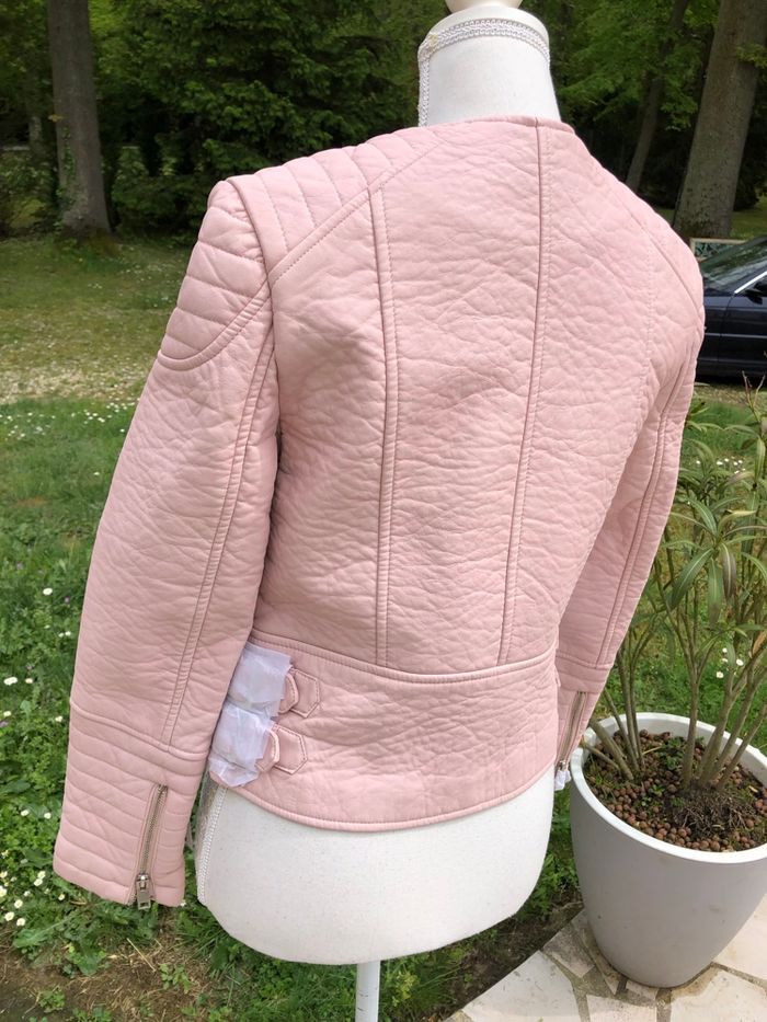 Blouson Zara en simili cuir neuve taille M - photo numéro 7
