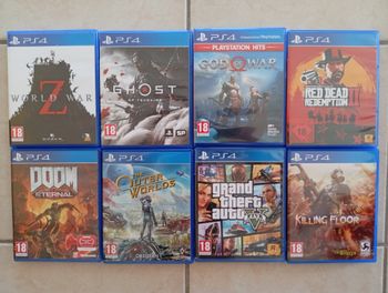 8 jeux sur PS4