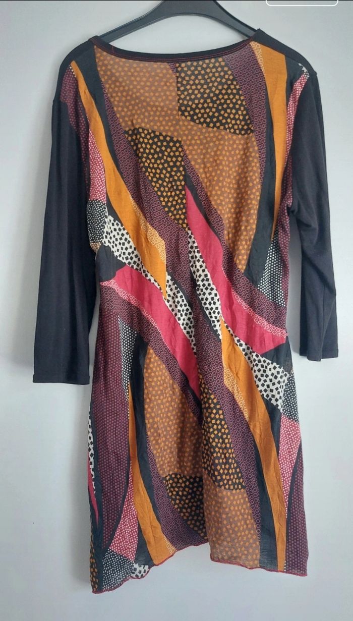 Tunique orange et noire - photo numéro 2