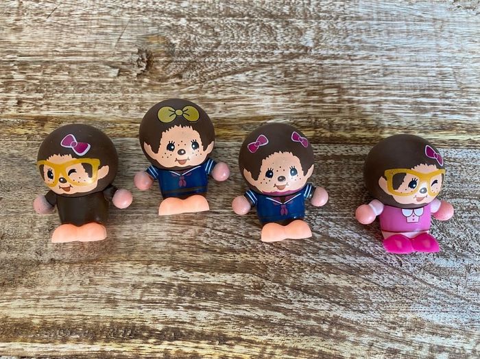Personnages kiki monchhichi Les 4 - photo numéro 2