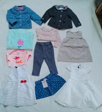 Lot 9 mois gilets vestes robes pyjama Zara Disney