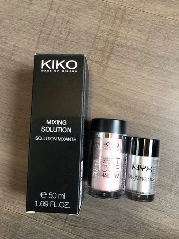 Kiko mixing solution et pigments kiko et nyx