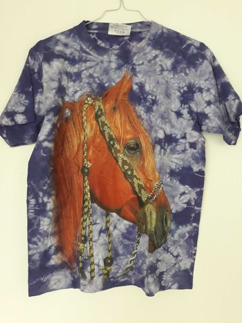 T-shirt manches courtes 14 ans cheval.