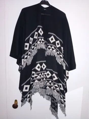 Poncho femme