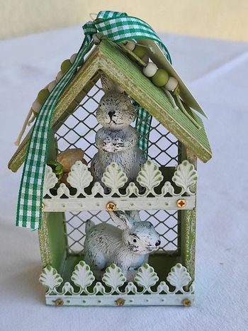 Décoration cage à lapins