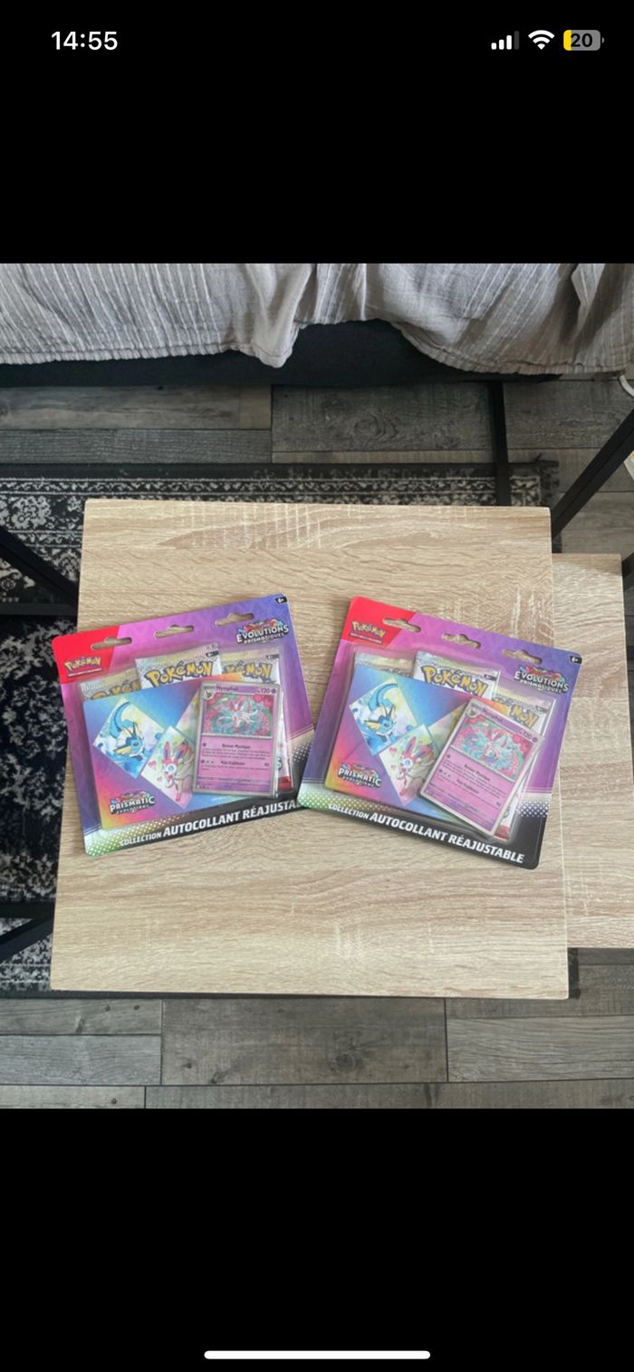 Lot 2 tripack Nymphali évolutions prismatiques 8.5