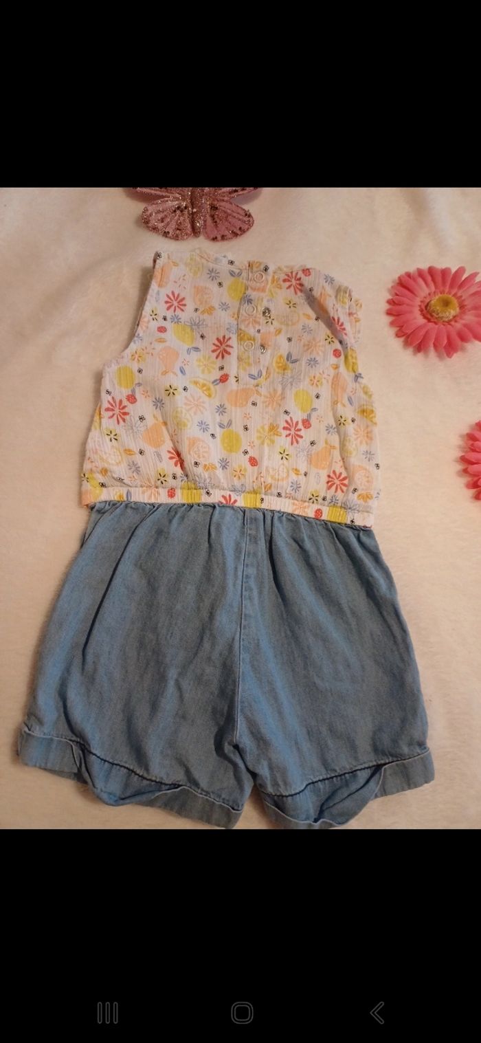 Combinaison d été bébé taille 9 mois - photo numéro 4