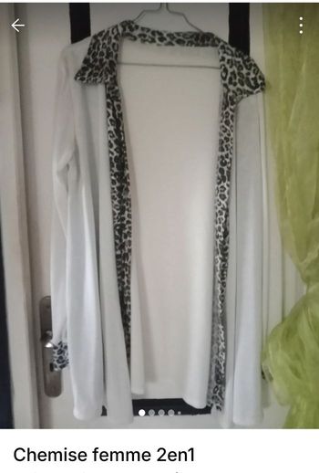 Chemise femme 2 en 1Chemise femme 2 en 1
Couleur+ Motif léopard