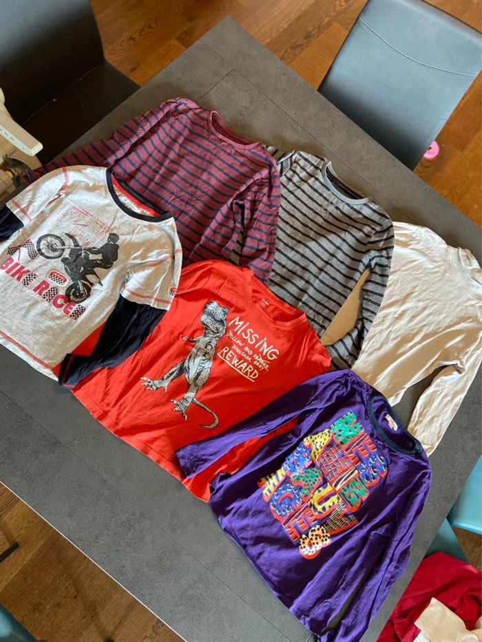 Lot de 6 T-shirts garçon 10 ans