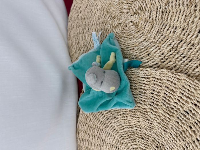 Doudou plat hippopotame BABY NAT
