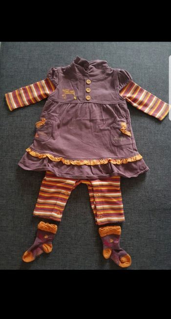 Ensemble bébé fille 3 mois