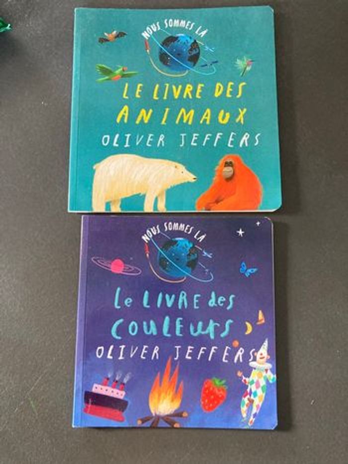 2 livres bébé  «  Olivier Jeffers »