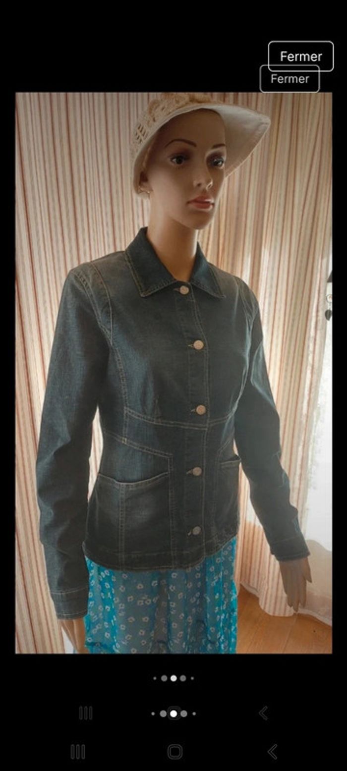 Jolie Veste Marella jeans sport fr/ be 40 it 42 - photo numéro 3