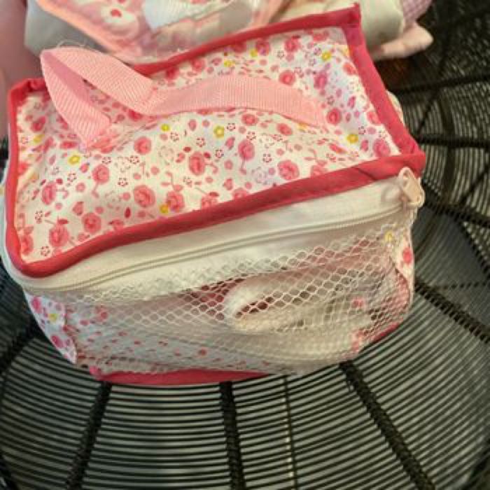 Gros lot accessoires poupées rose avec gigoteuse et porte bébé - photo numéro 7