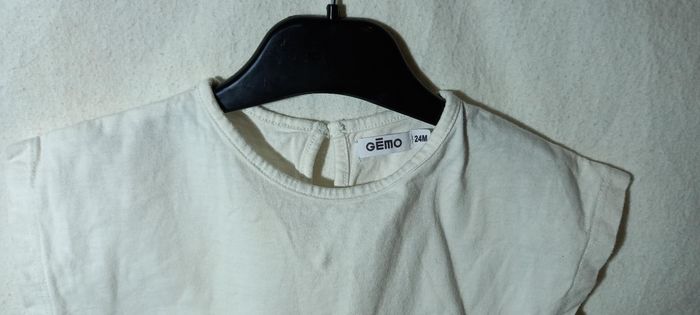 tee shirt blanc Gémo - photo numéro 4