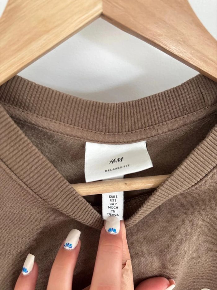 Pull marron space to grow H&M taille S - photo numéro 5