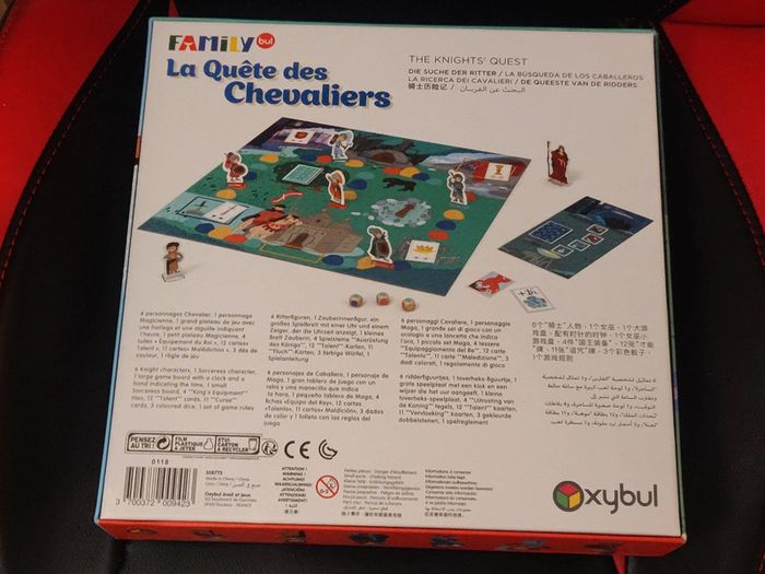 Jeu La Quête des chevaliers - parfait état - Oxybul - Complet - photo numéro 6