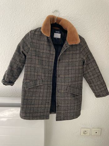 Manteau effet lainage