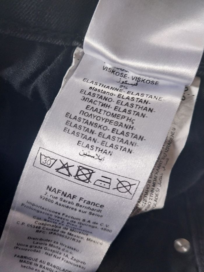 Jean slim gris foncé Naf Naf – Taille 38 - photo numéro 4