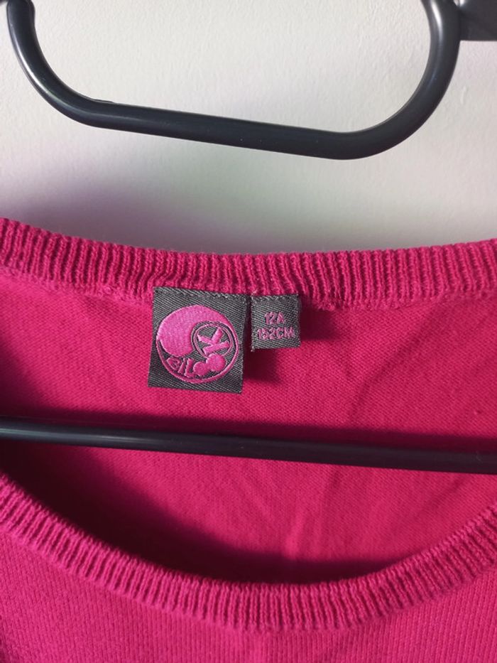 Pull léger rose sans manches - photo numéro 3