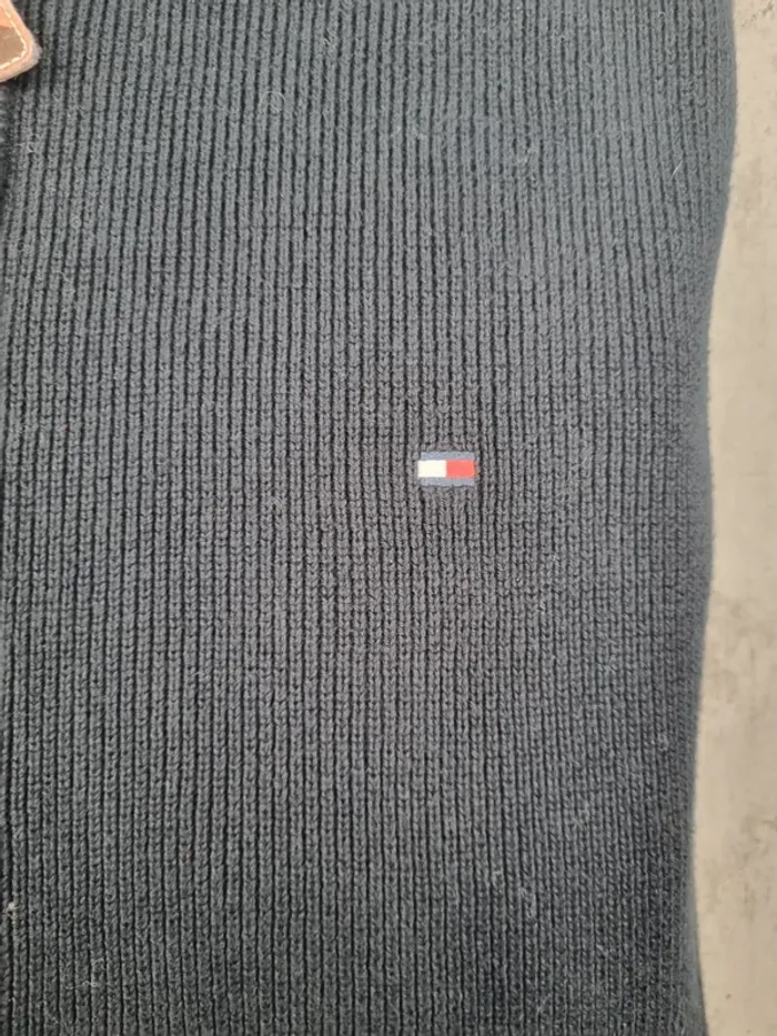 Gilet zippé Tommy Hilfiger noir, S Hommes (mesures en photos) - photo numéro 5
