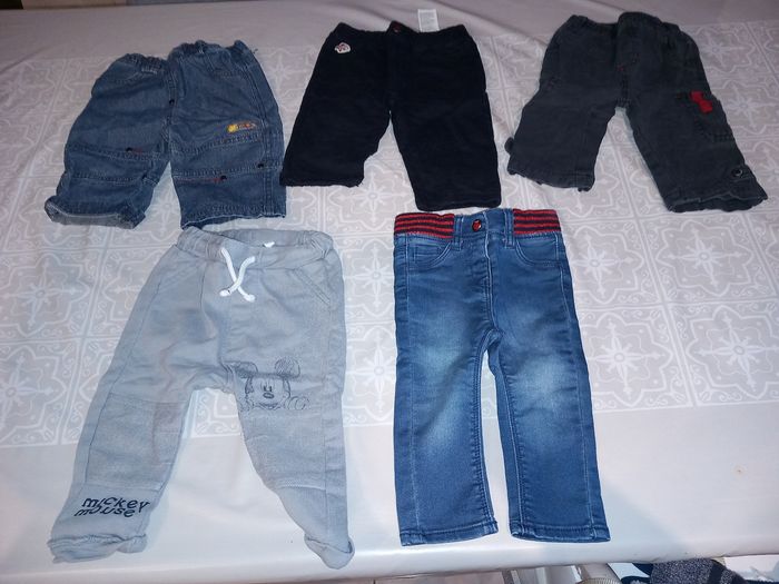 Lots pantalons 9 mois