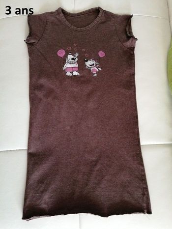 Chemise de nuit 3 ans fille