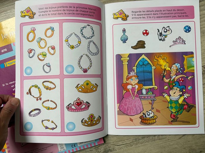 Lot de 3 livres d’activité thème princesses - photo numéro 9
