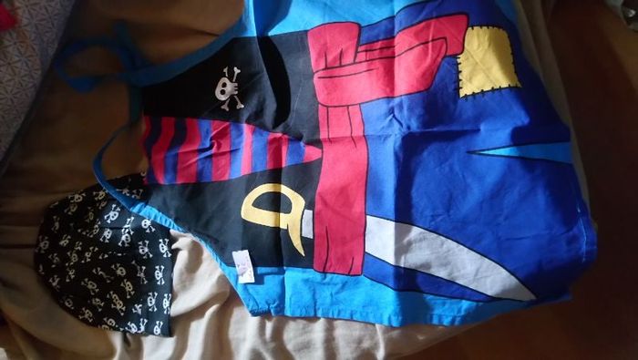 ensemble toque et tablier enfant