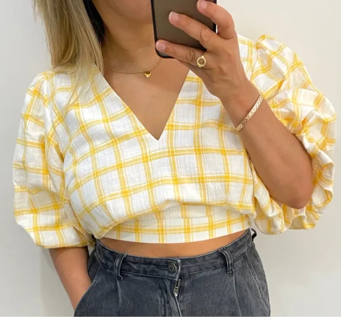 Blouse Courte Claudie Pierlot Imprimée - photo numéro 9