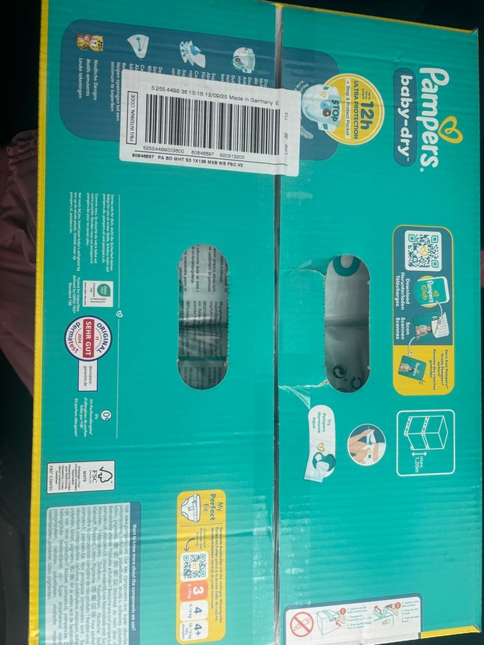 Maxi pack couche Pampers baby dry - photo numéro 2