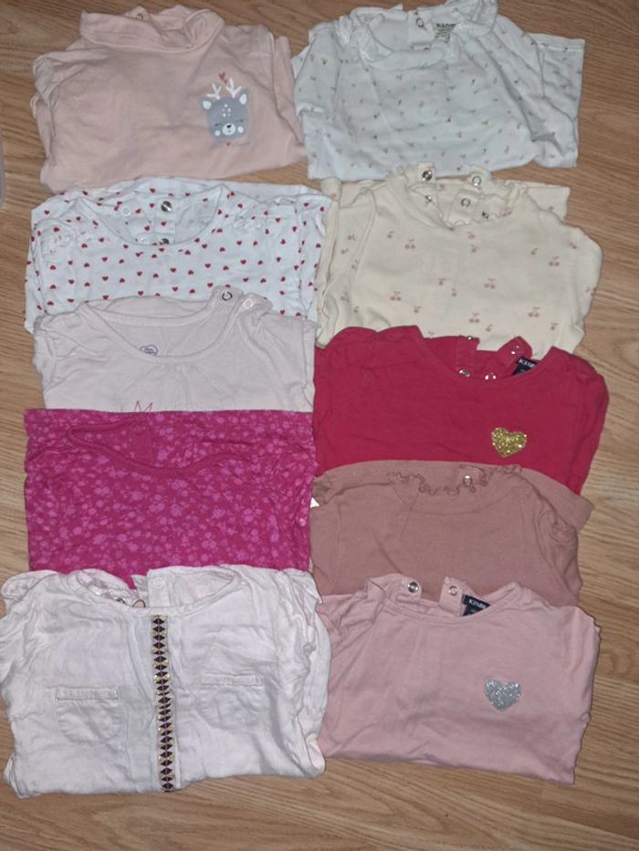 10 haut manches longues 18 mois