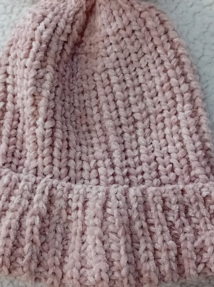 bonnet fille rose taille unique - photo numéro 2