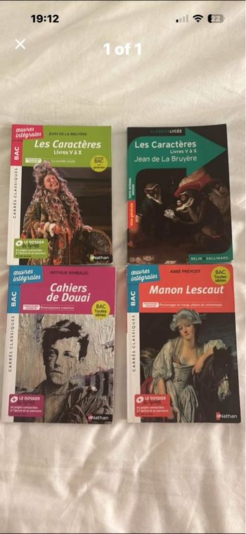 Livres Bac 