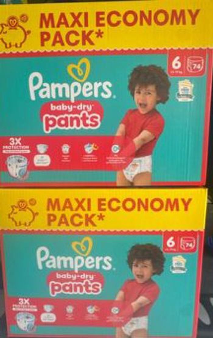 Pampers babyDry pants taille 6