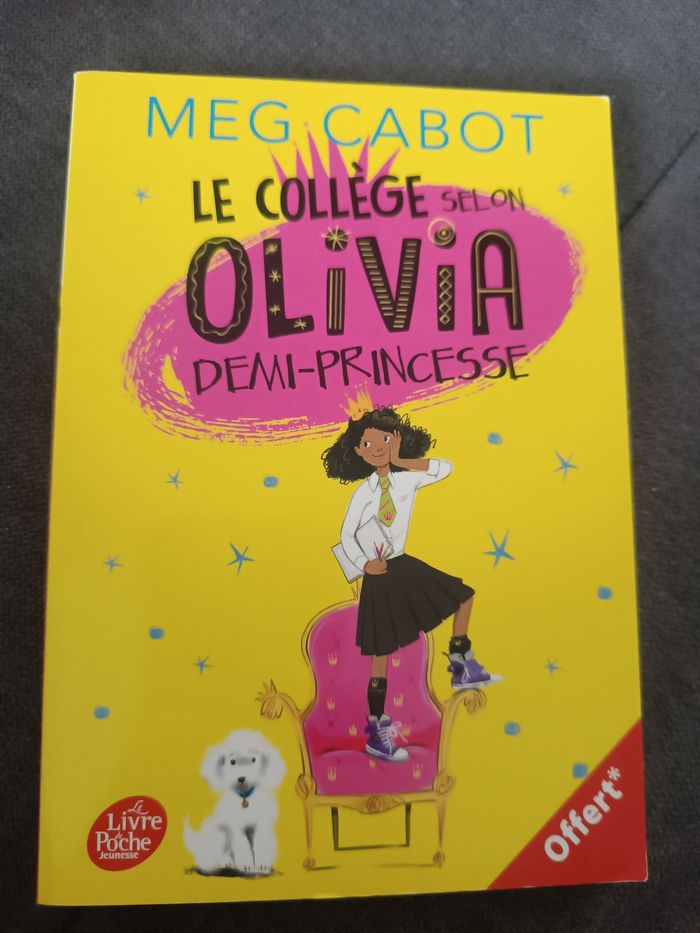 Livre le collège selon Olivia demi princesse - photo numéro 1